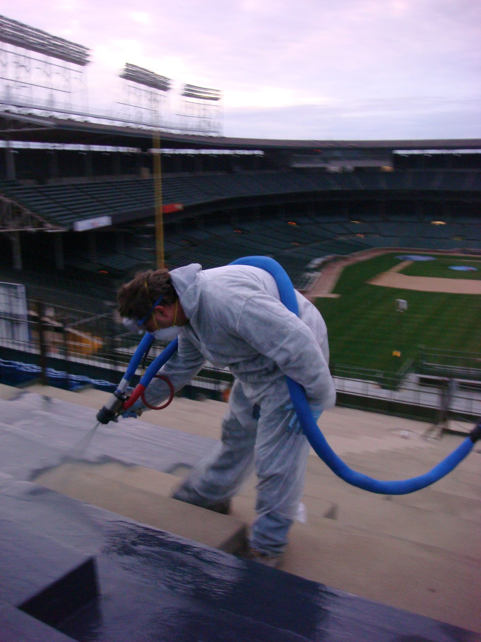 Concrete floor coating — Floor job 06